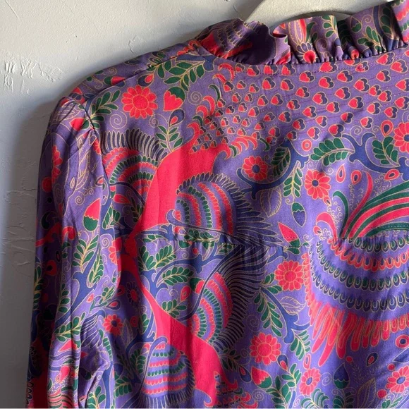 Tuckernuck Peacock Gwyneth 100% Bamboo Dress with Pockets Resortwear Sz M - Picture 8 of 16